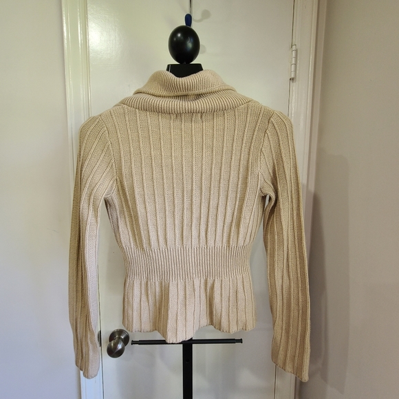 Dress Barn Womens Tan Sweater Medium - Picture 2 of 3